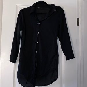 Black dress/ cover up